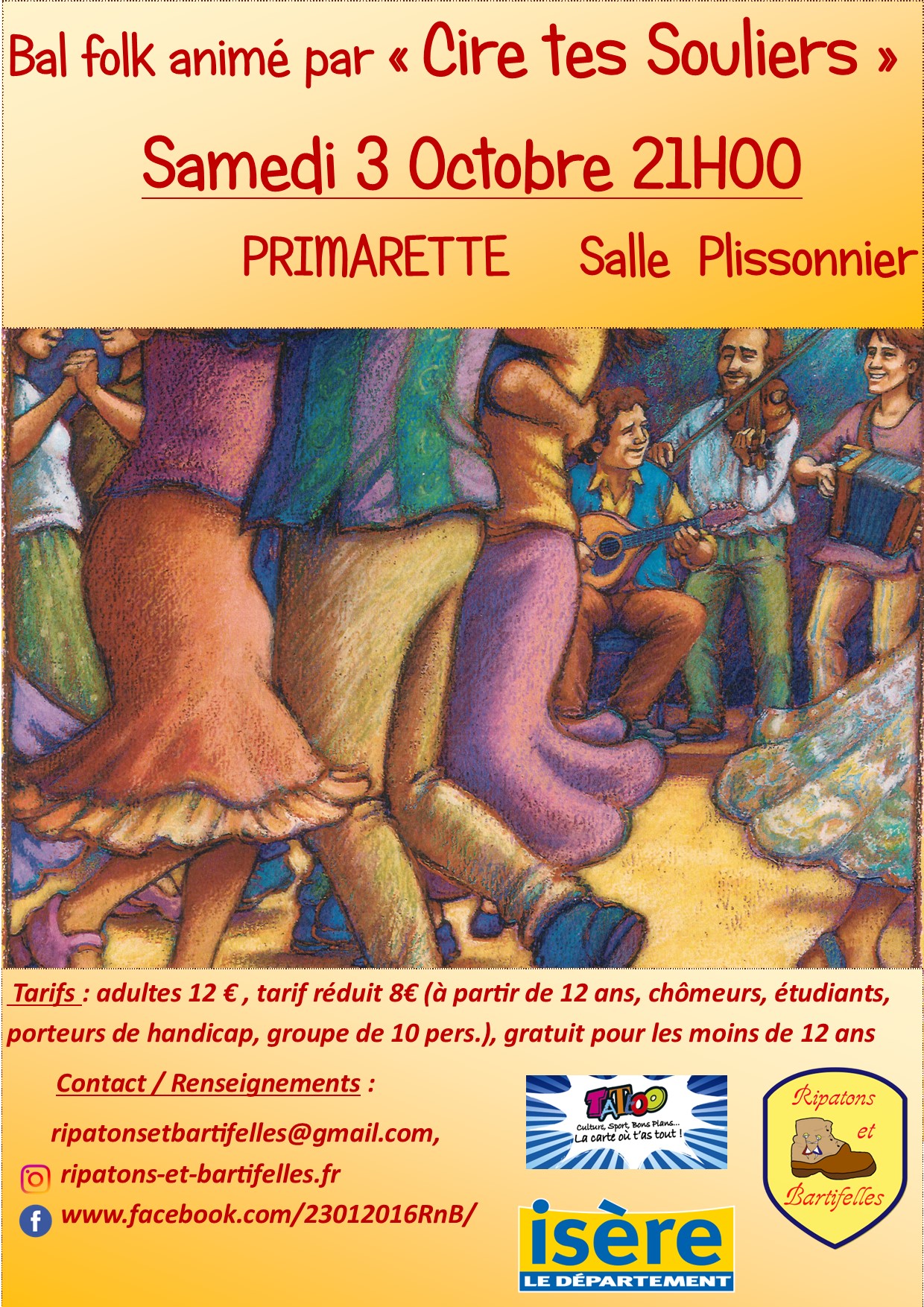 Affiche bal folk Automne 2026